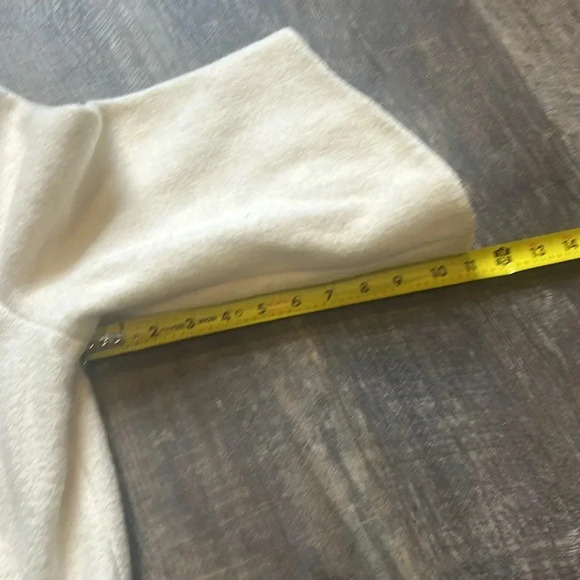 Bebe Women’s Linda Wool Blend Double Breasted Fully Lined Ivory Coat Size M - Picture 7 of 11